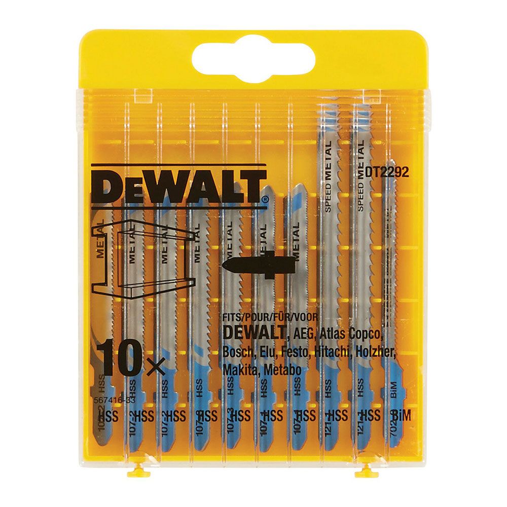 Hojas de sierra de calar para metal, set con 10 uds