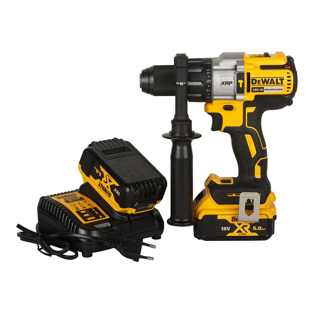 Kit taladro percutor xr brushless 18v xrp con 2 baterías li-ion 5ah y cargador