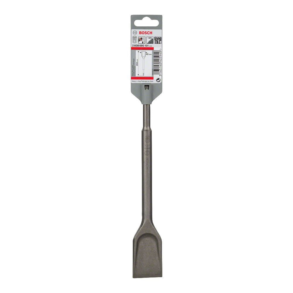 Cincel tipo pala autoafilable sds-plus, 250 x 40 mm