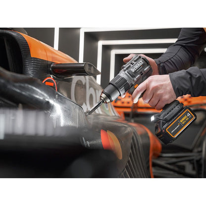 Kit taladro percutor mclaren xr brushless 18 v con 2 baterías li-ion 4 ah y maletín tstak