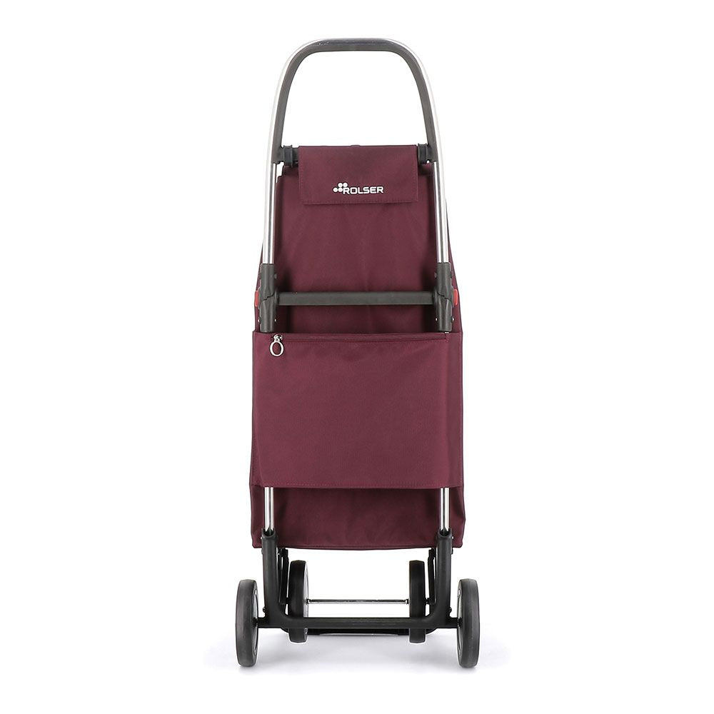 Carro de la compra i-max mf 4 ruedas plegable burdeos