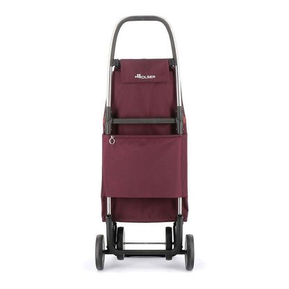 Carro de la compra i-max mf 4 ruedas plegable burdeos