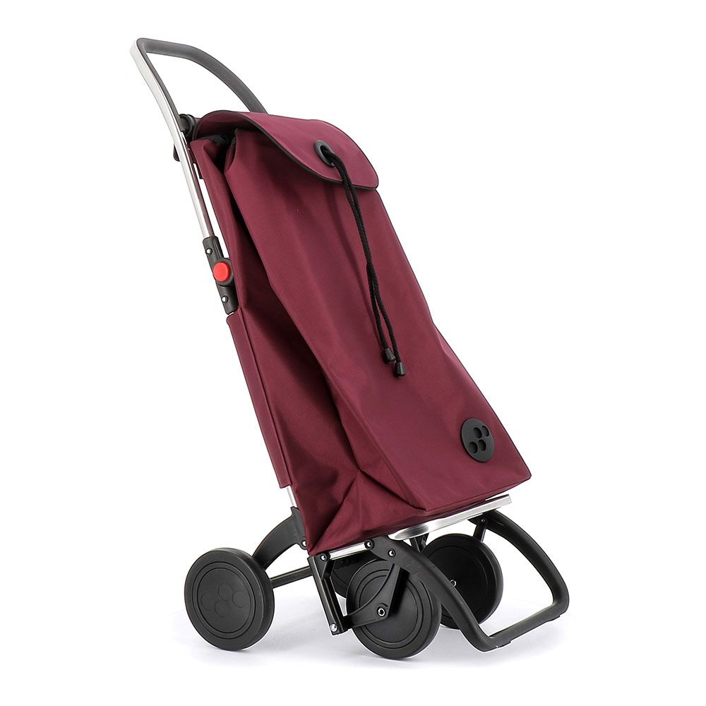 Carro de la compra i-max mf 4 ruedas plegable burdeos