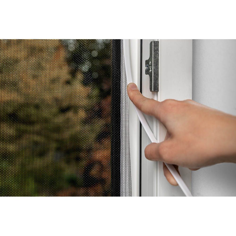 Mosquitera easy click, blanca, 100 x 120 cm