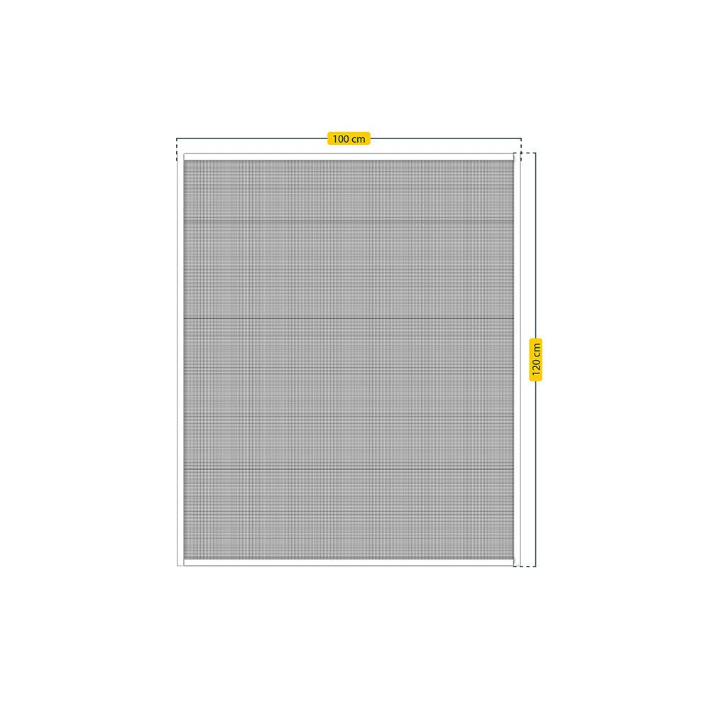 Mosquitera easy click, blanca, 100 x 120 cm