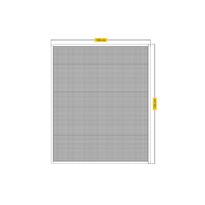 Mosquitera easy click, blanca, 100 x 120 cm