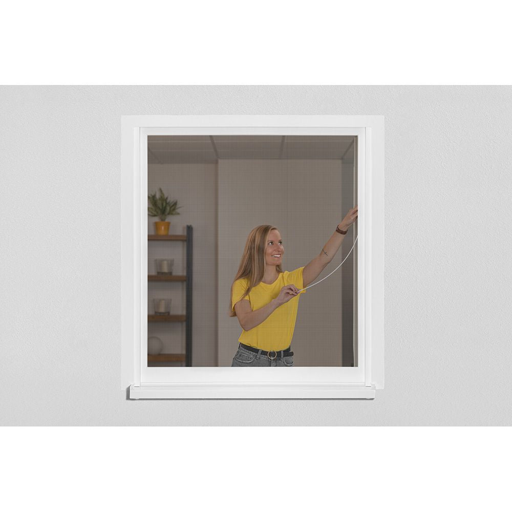 Mosquitera easy click, blanca, 100 x 120 cm