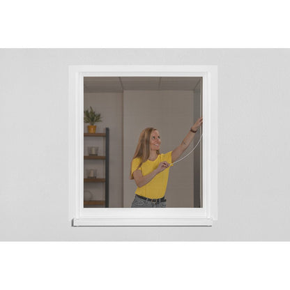 Mosquitera easy click, blanca, 100 x 120 cm