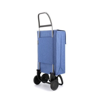 Carro de la compra jean tweed 4 azul
