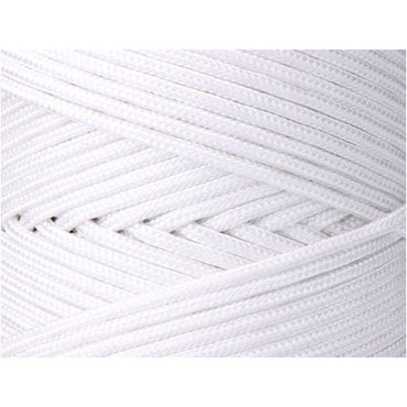 Cordón trenzado polipropileno blanco, calibre 5 mm x 200 m