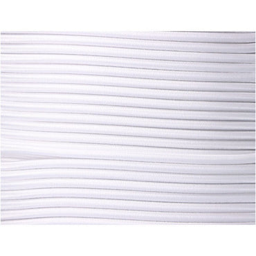Cuerda de goma elástica blanca poliéster calibre 8 mm x 200 m