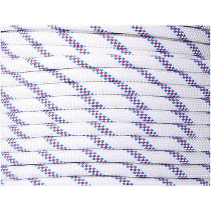 Cuerda driza trenzado poliéster blanco distintivo, calibre 10 mm x 150 m