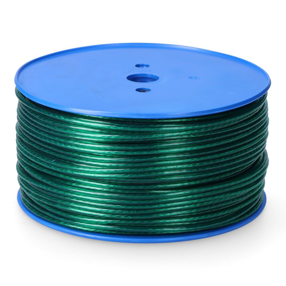 Cable acero revestivo pvc verde, calibre 4 mm x 175 m