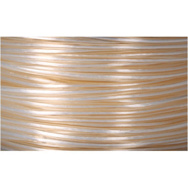 Cordón multifilamento revestido pvc blanco, calibre 5 mm x 100 m