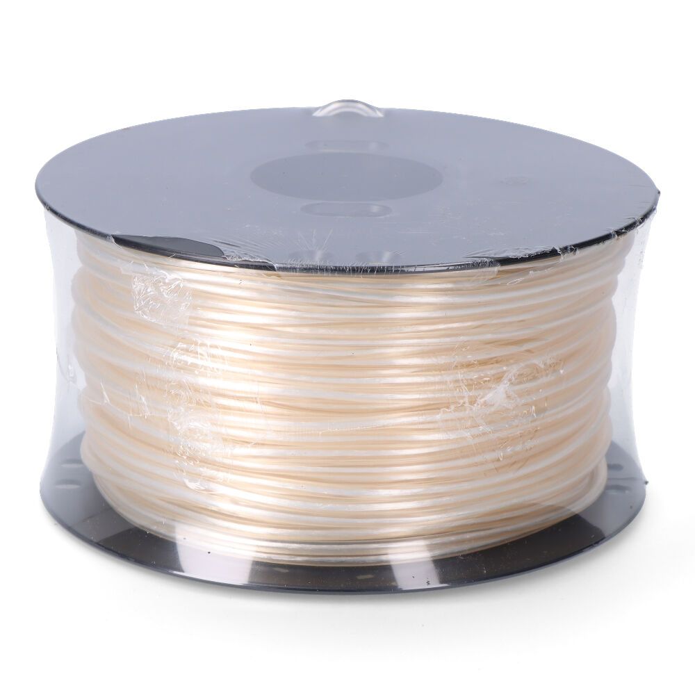 Cordón multifilamento revestido pvc blanco, calibre 5 mm x 100 m