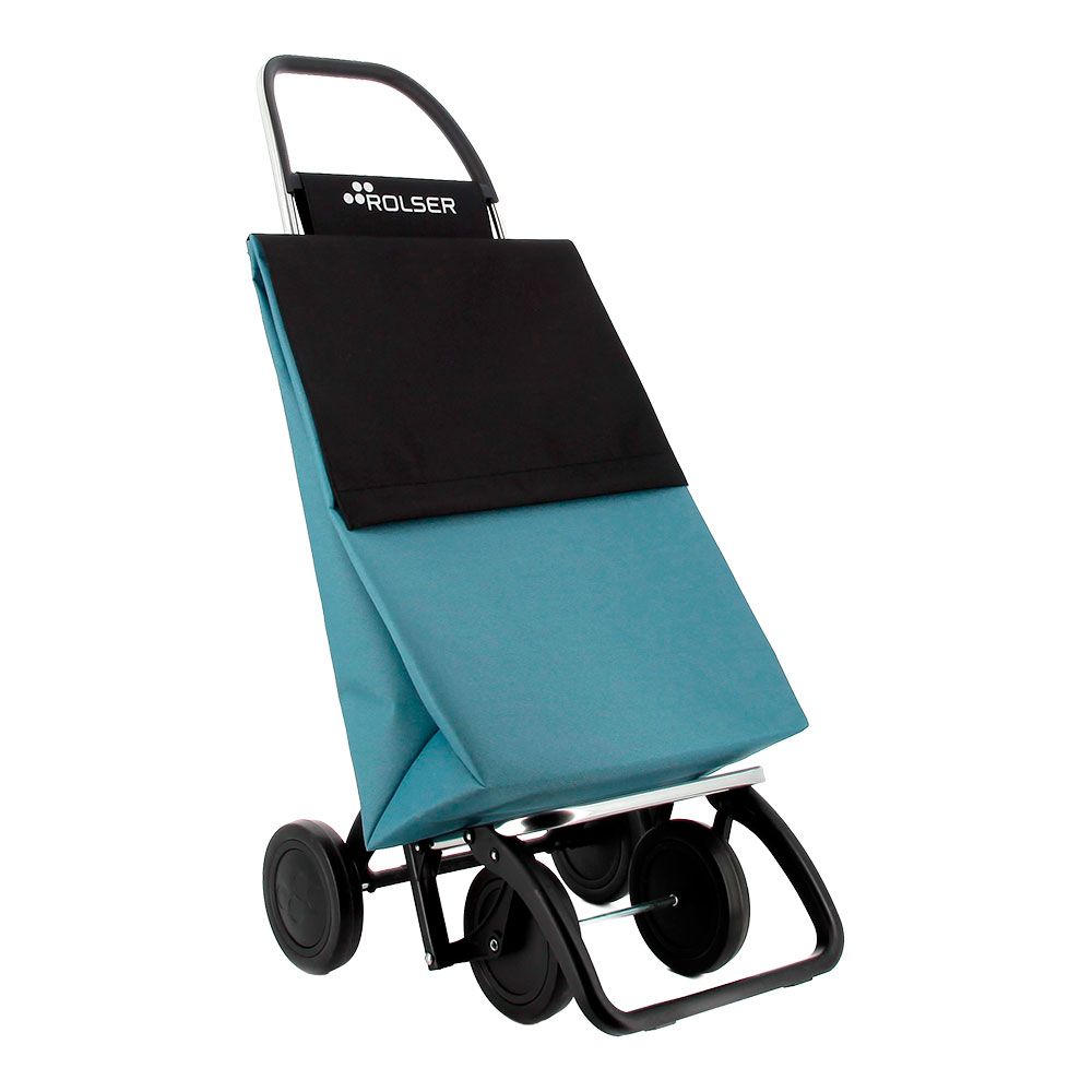 Carro de la compra basic ln 4 azul - negro