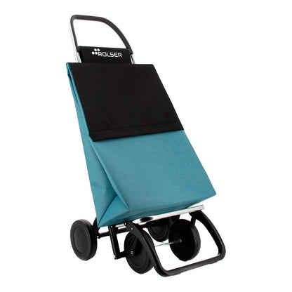 Carro de la compra basic ln 4 azul - negro