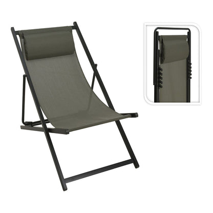 Silla plegable color verde, 58 x 86 x 90 cm
