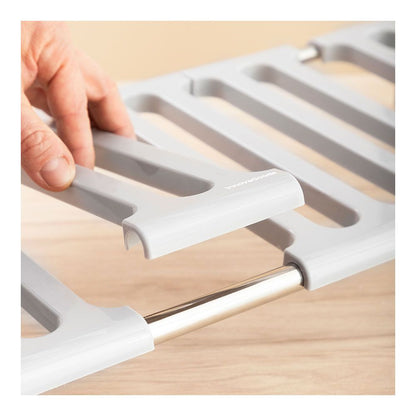 Estantería extensible de 2 estantes para fregadero shibblek 37,5 - 66,5 cm