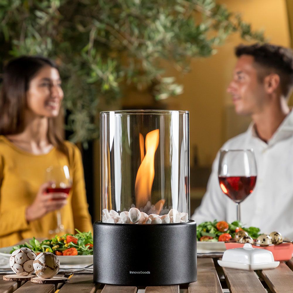 Chimenea de mesa de bioetanol decorativa ø16 x 26,5 cm