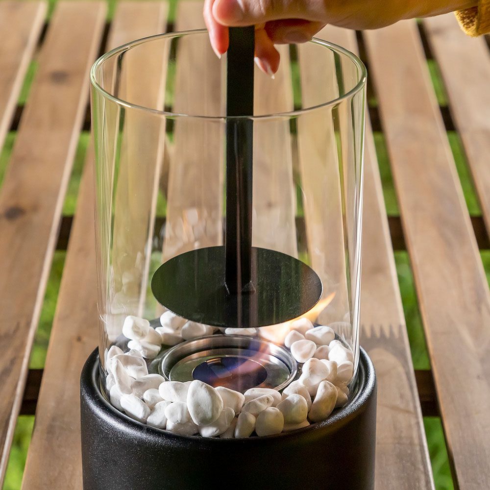 Chimenea de mesa de bioetanol decorativa ø16 x 26,5 cm