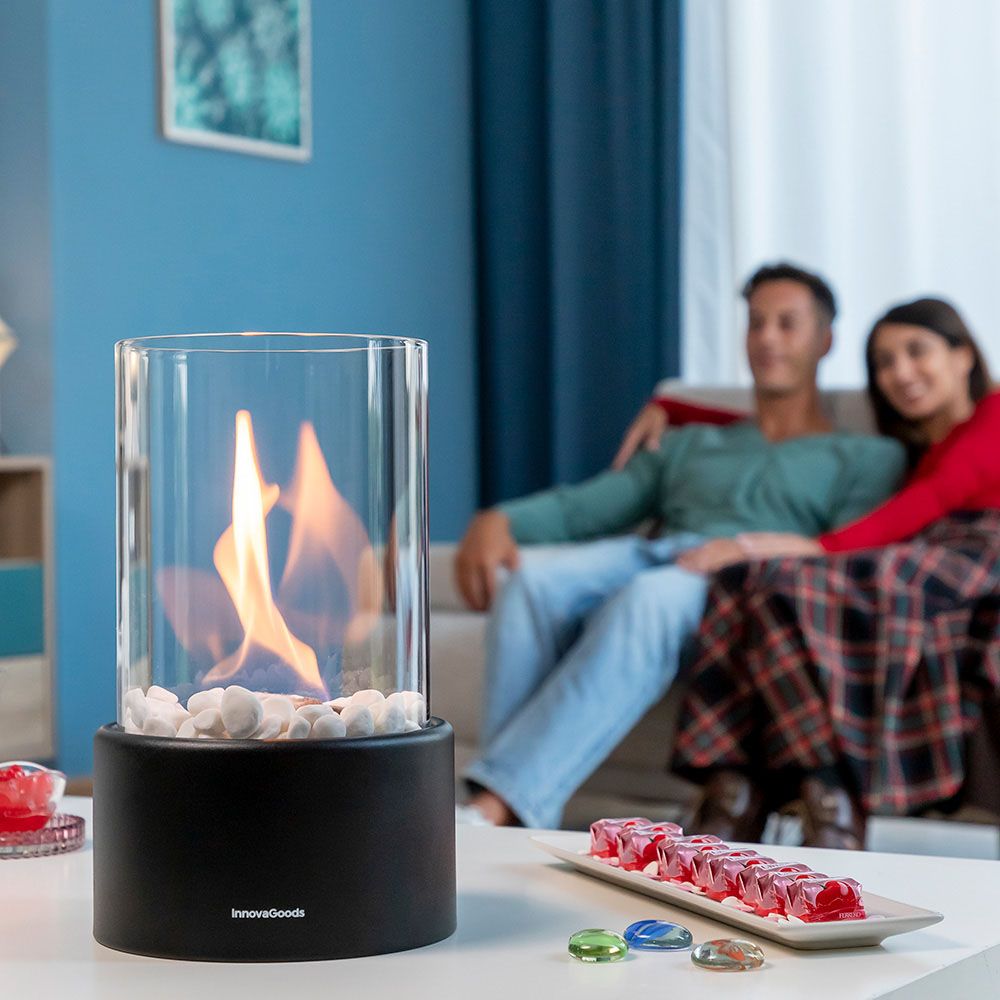 Chimenea de mesa de bioetanol decorativa ø16 x 26,5 cm