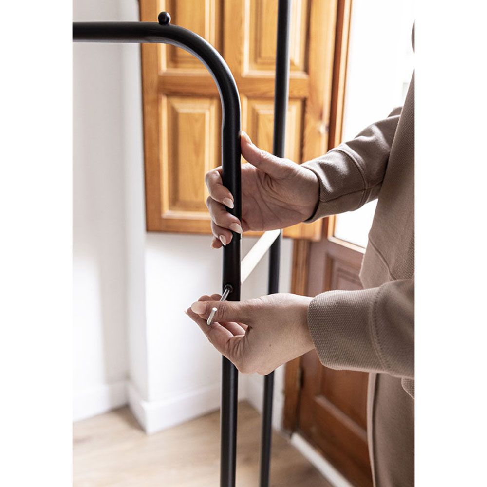 Perchero burro hangy duo negro hasta 30 kg