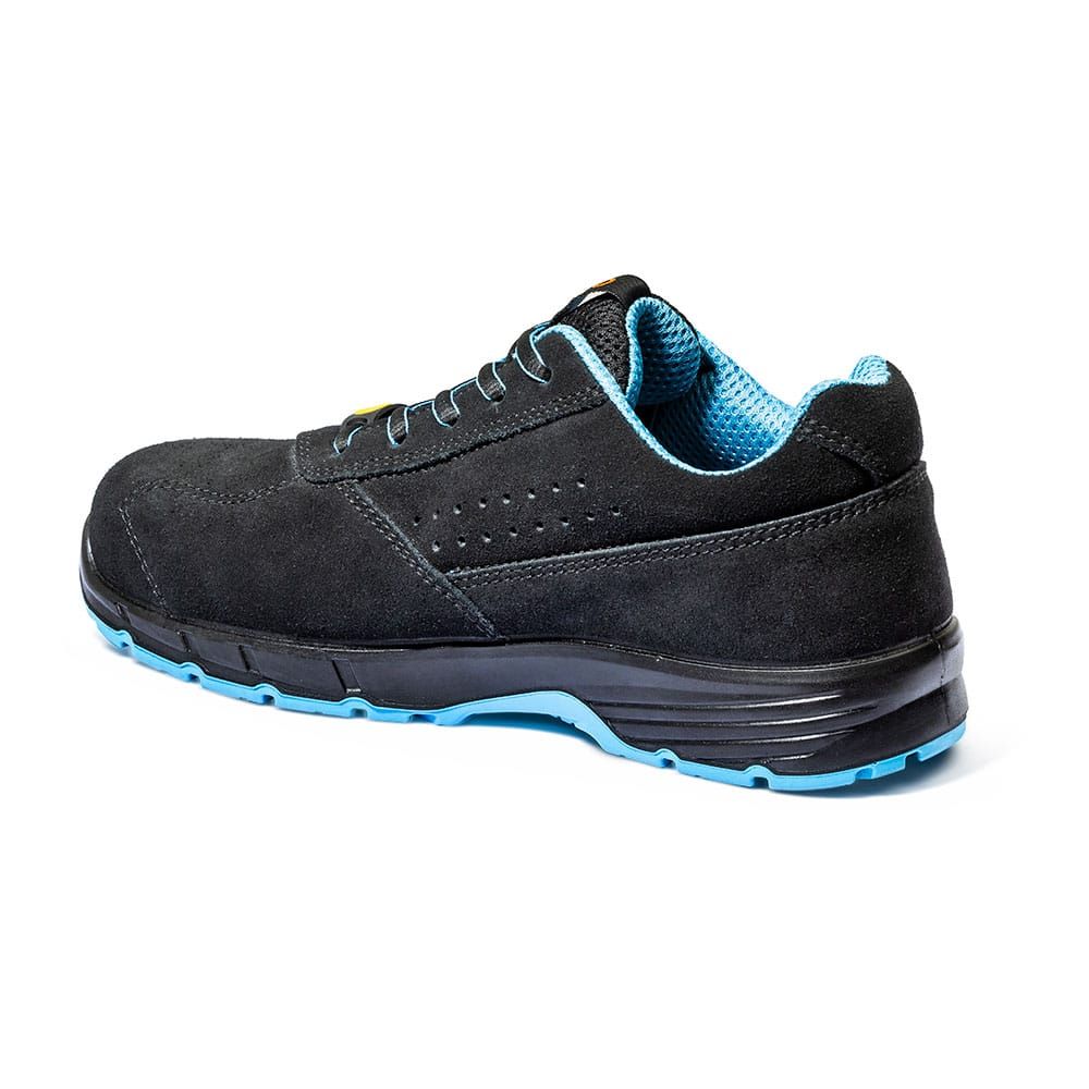 Zapato deportivo de seguridad horizon moreno, talla 40