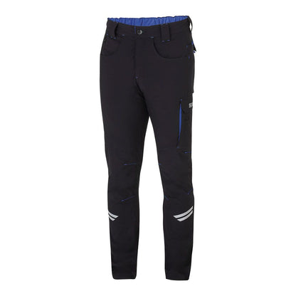 Pantalón ligero técnico negro/azul kansas t2 - m