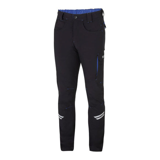 Pantalón ligero técnico negro/azul kansas t2 - m