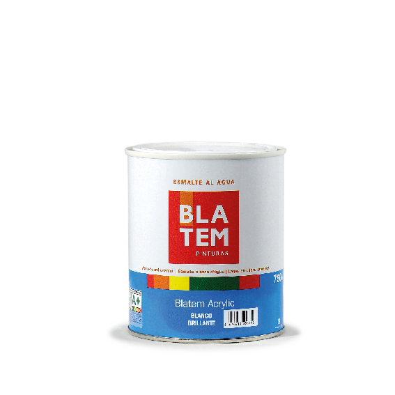 Blatem Acrylique Brillant Blanc Et Couleurs