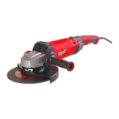 Milwaukee Amoladora angular 2400W con freno RAPIDSTOP™, diámetro del disco 230mm, AVS AGVKB-24-230EKX