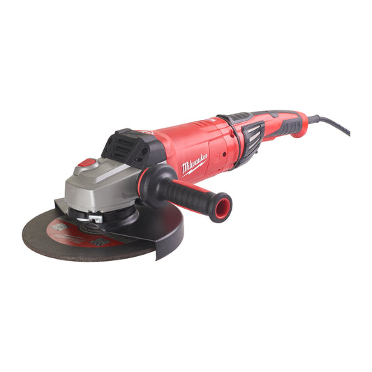 Milwaukee Amoladora angular 2400W con freno RAPIDSTOP™, diámetro del disco 230mm, AVS AGVKB-24-230EKXDMS
