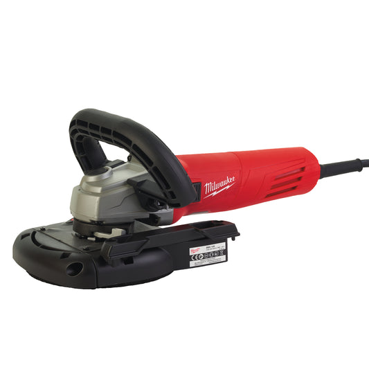 Milwaukee Amoladora angular de 1200W, diámetro del disco 125mm, 11000rpm, AVS, FIXTEC™ AGV12-125XDEG-SET