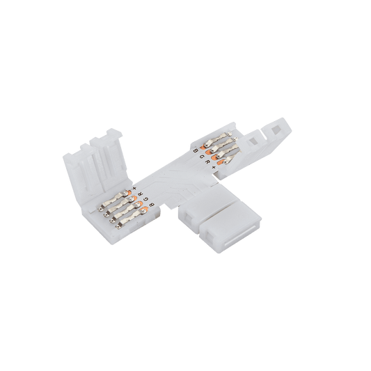 Conector en T para Tira LED RGB 10MM 12V/24V ASLO ASCCTFLRGB10