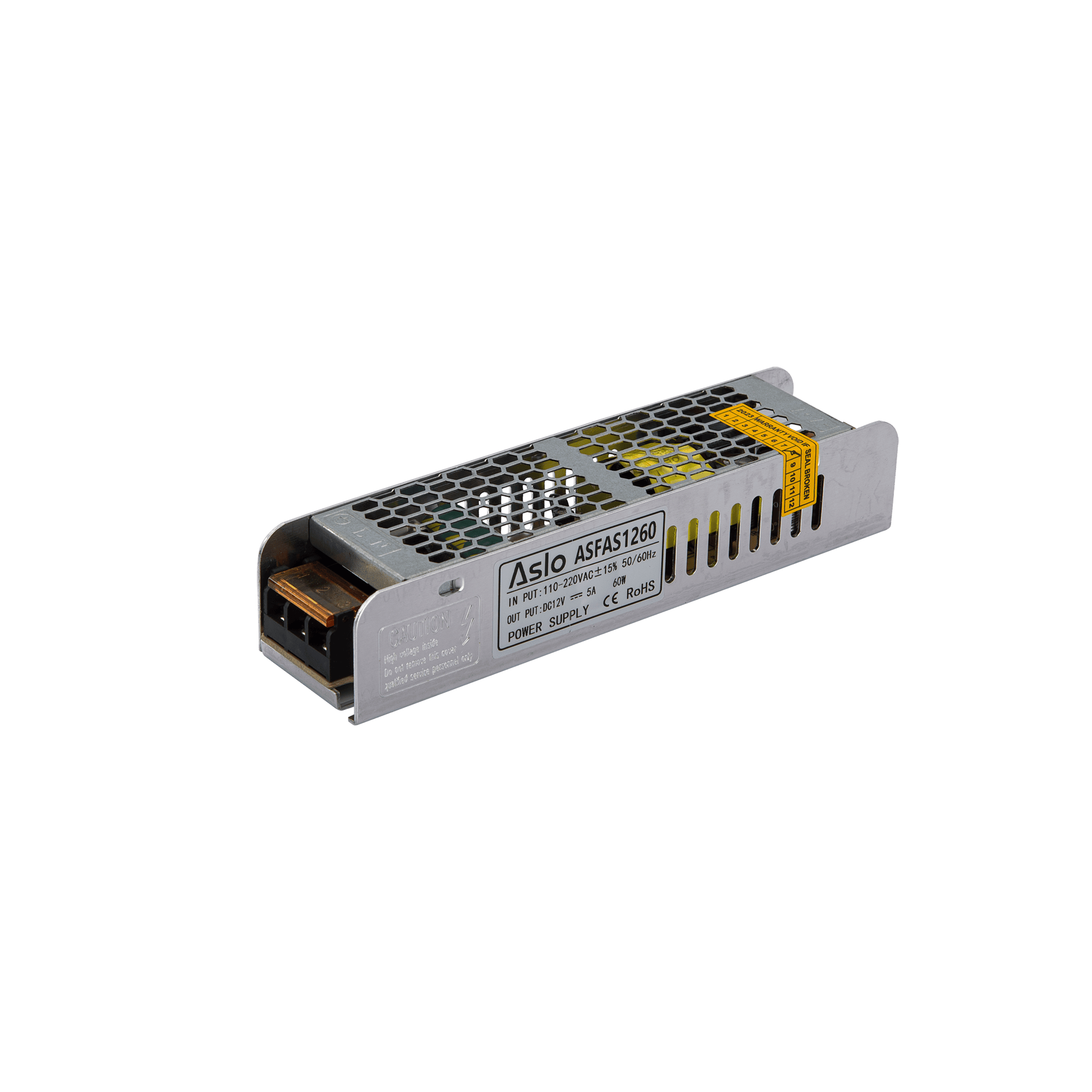 Fuente de Alimentación Slim 12V 60W ASLO ASFAS1260