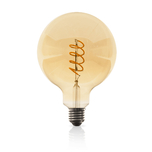 ASLO Bombilla Led Vintage Filamento Espiral G125 E27 4W 2000K