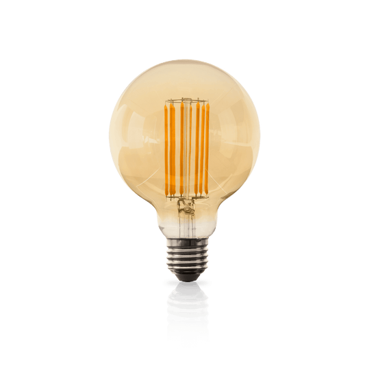 ASLO Bombilla Led Vintage Filamento Largo G95 E27 8W 2000K