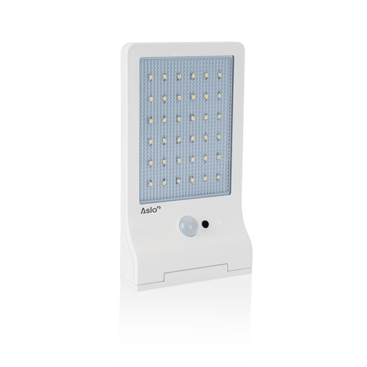 ASLO Aplique Solar Led Con Sensor 3W 6000K Blanco