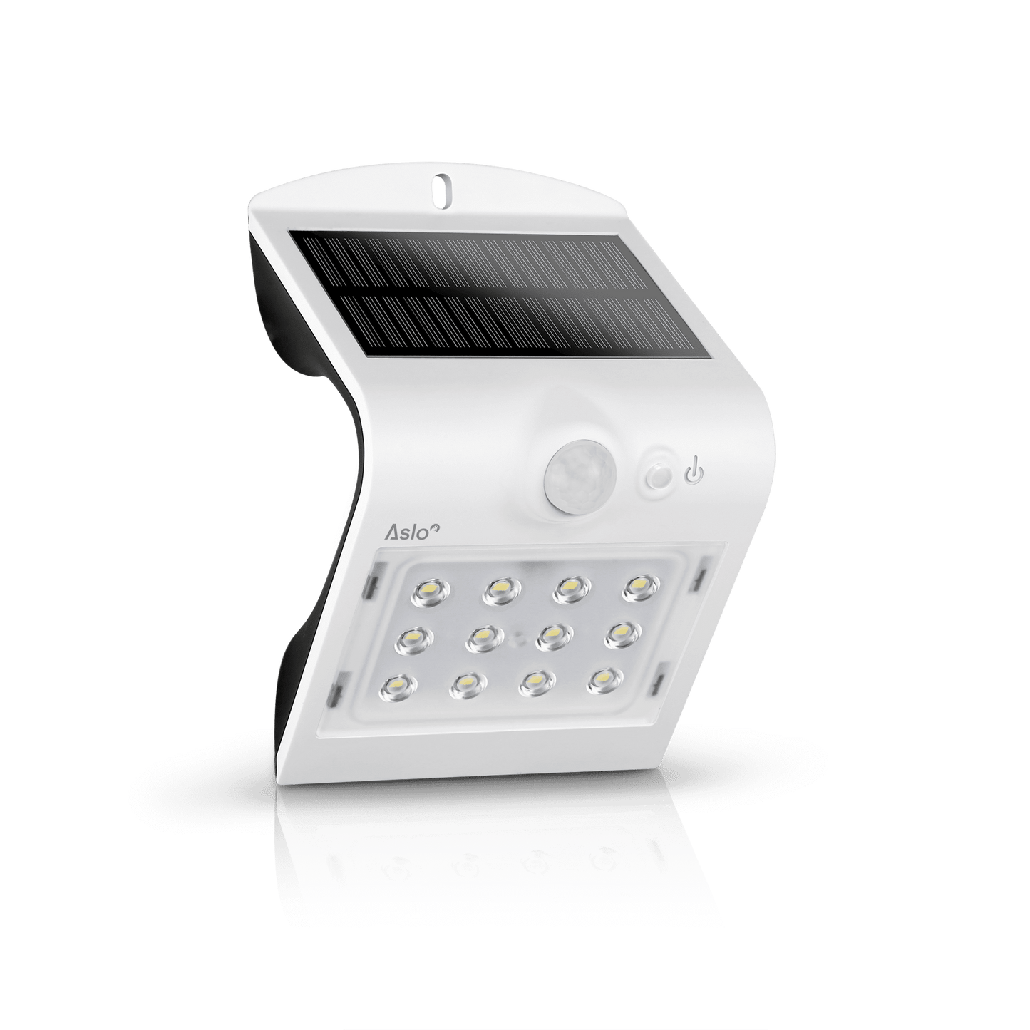 ASLO Aplique Solar Led Orb Con Sensor 1,5W Blanco