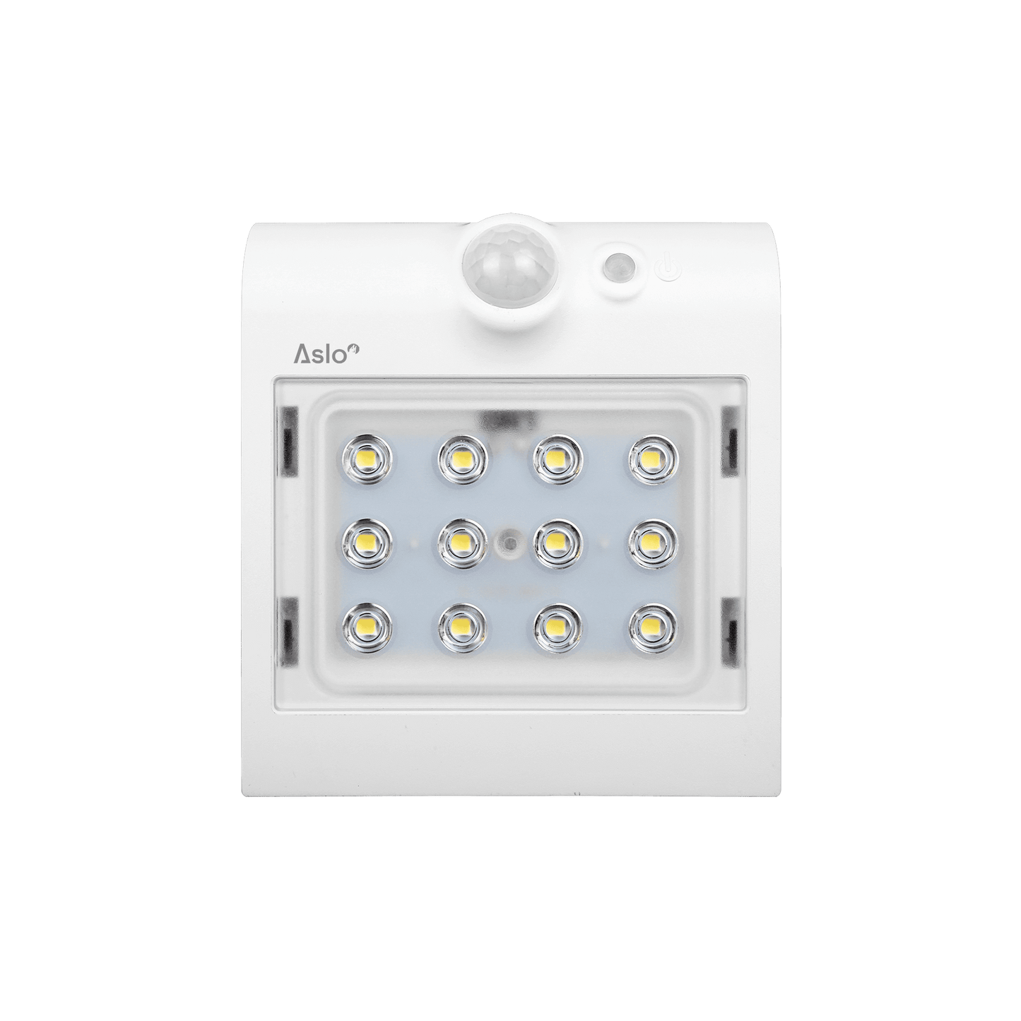 ASLO Aplique Solar Led Orb Con Sensor 1,5W Blanco