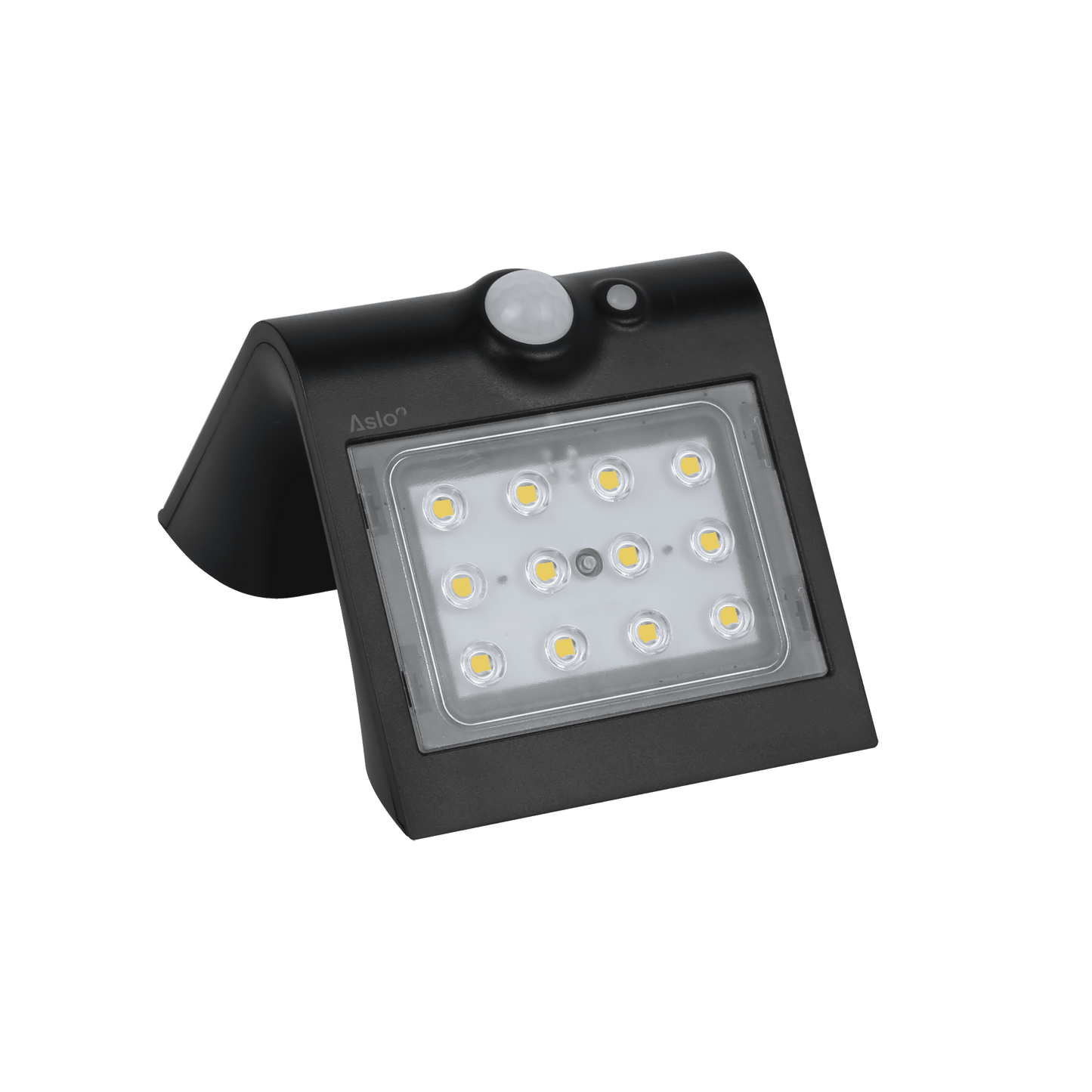 ASLO Aplique Led Solar Orb Con Sensor  1,5W Negro