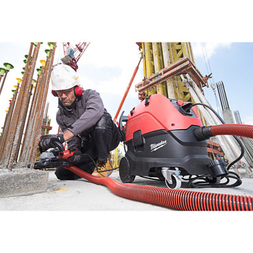 Milwaukee Aspirador de polvo de 30l, clase M, 1.200W, líquidos y sólidos, 250mbar de succión AS30MAC — imagen 2