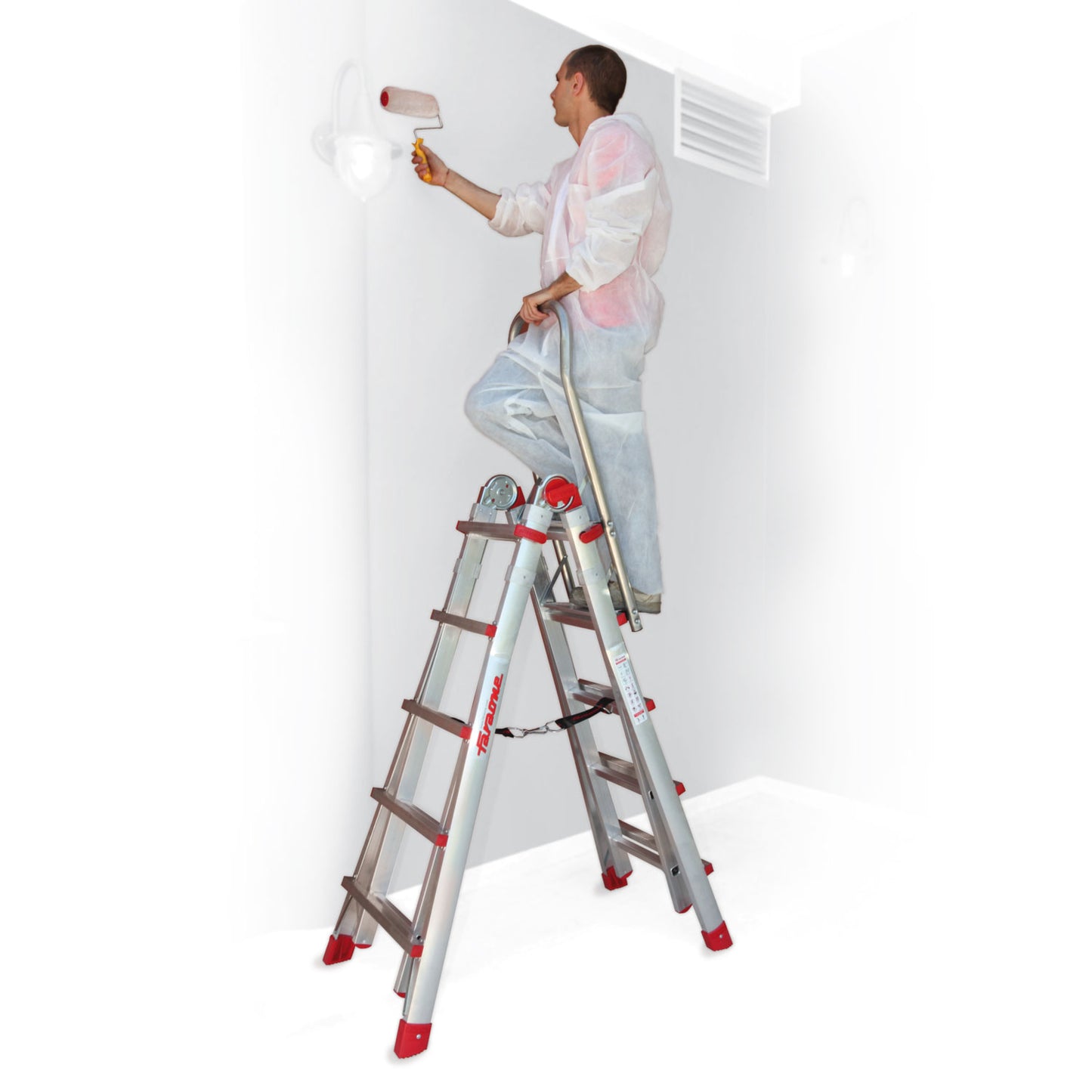 BRA-TELES | Barandilla de seguridad desmontable para escalera TELES