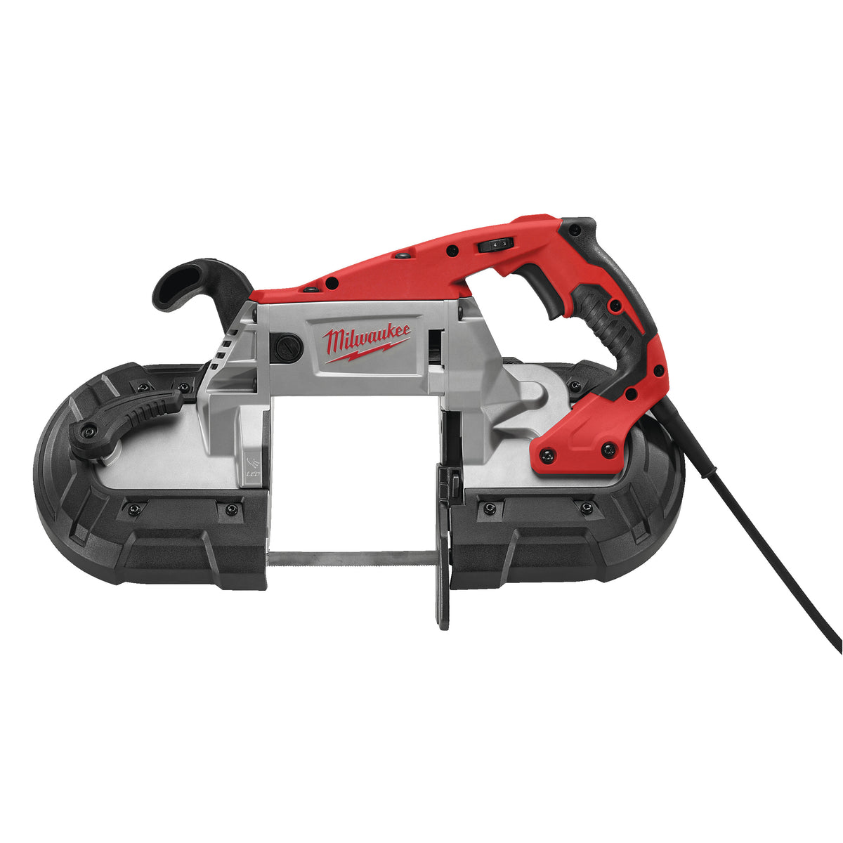 Milwaukee Sierra de banda de 1100W, capacidad de corte 125x125mm, velocidad variable 0-116m/min BS125