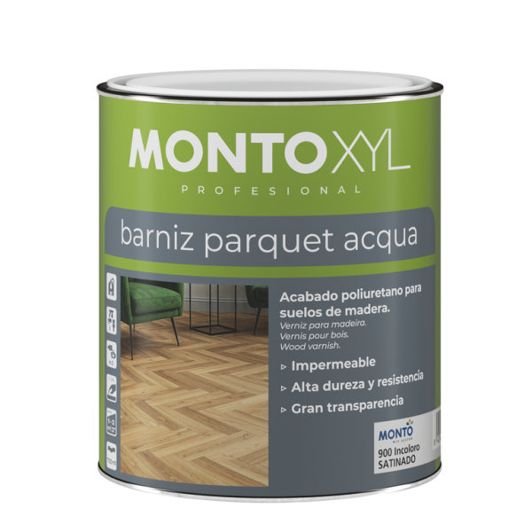 Barniz Parquet Poliuretano MONTO | Protección para Carpintería de Interior y Exterior