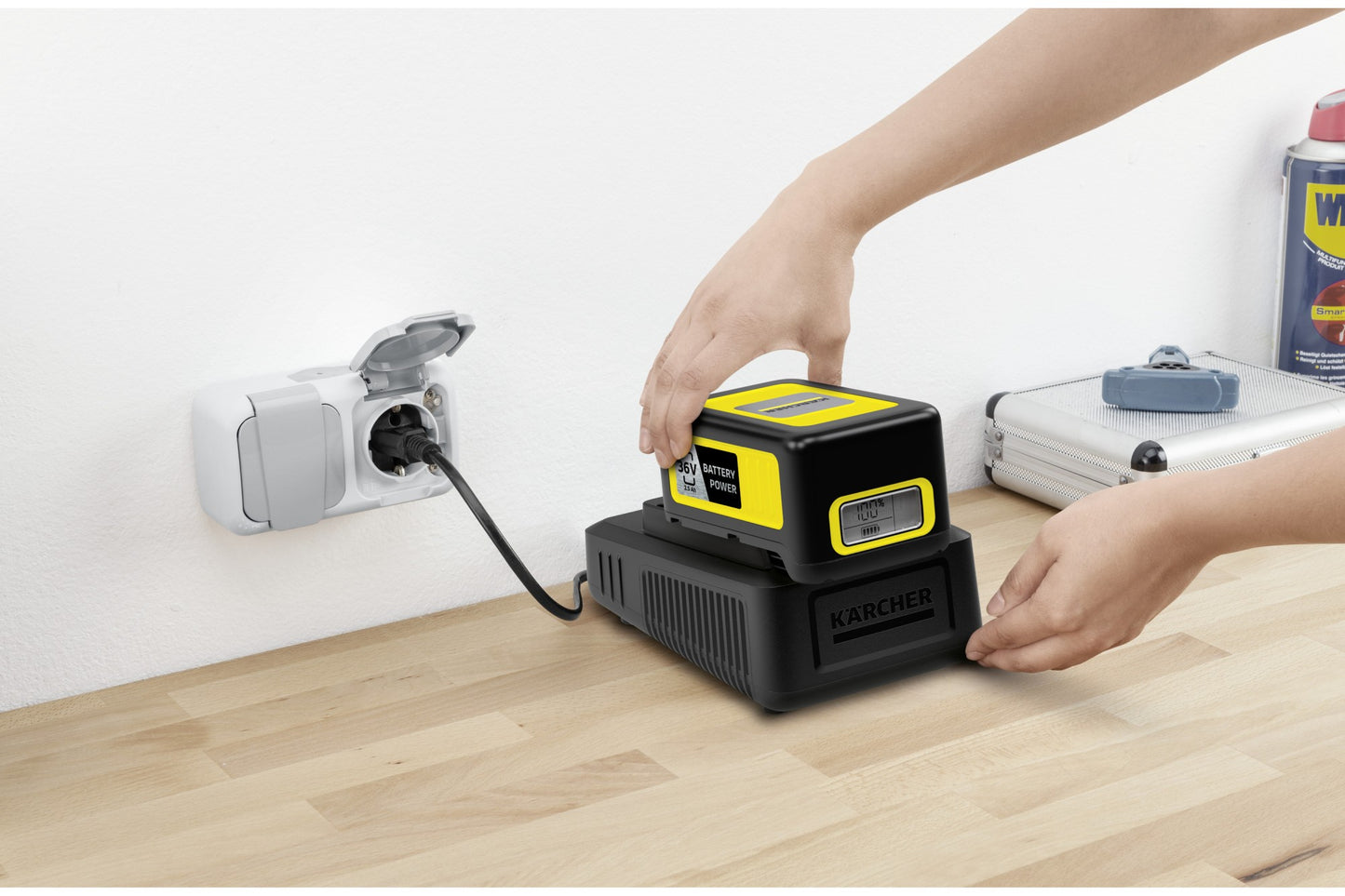 Cargador y batería de 36 V 2.5 Ah