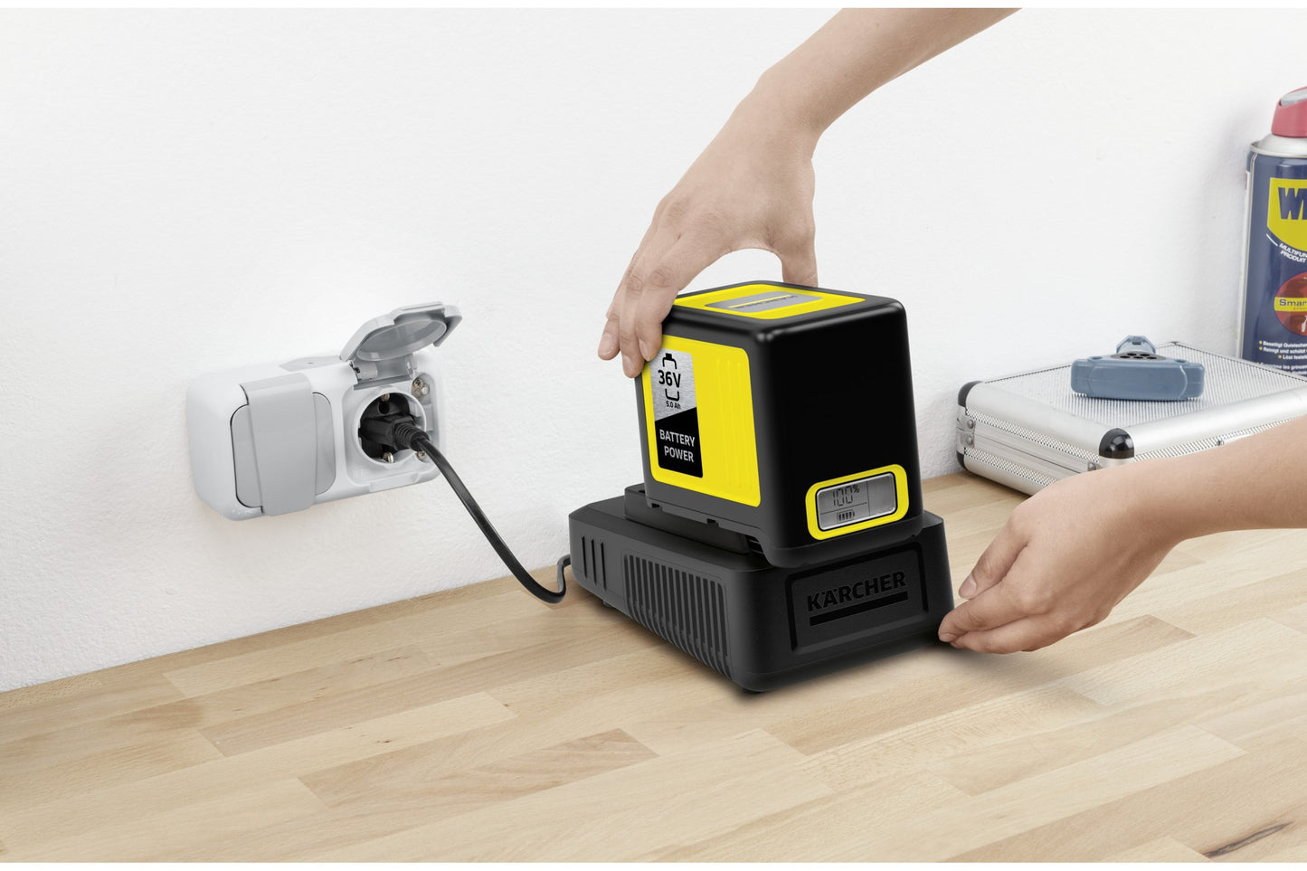 Cargador y batería de 36 V 5.0 Ah