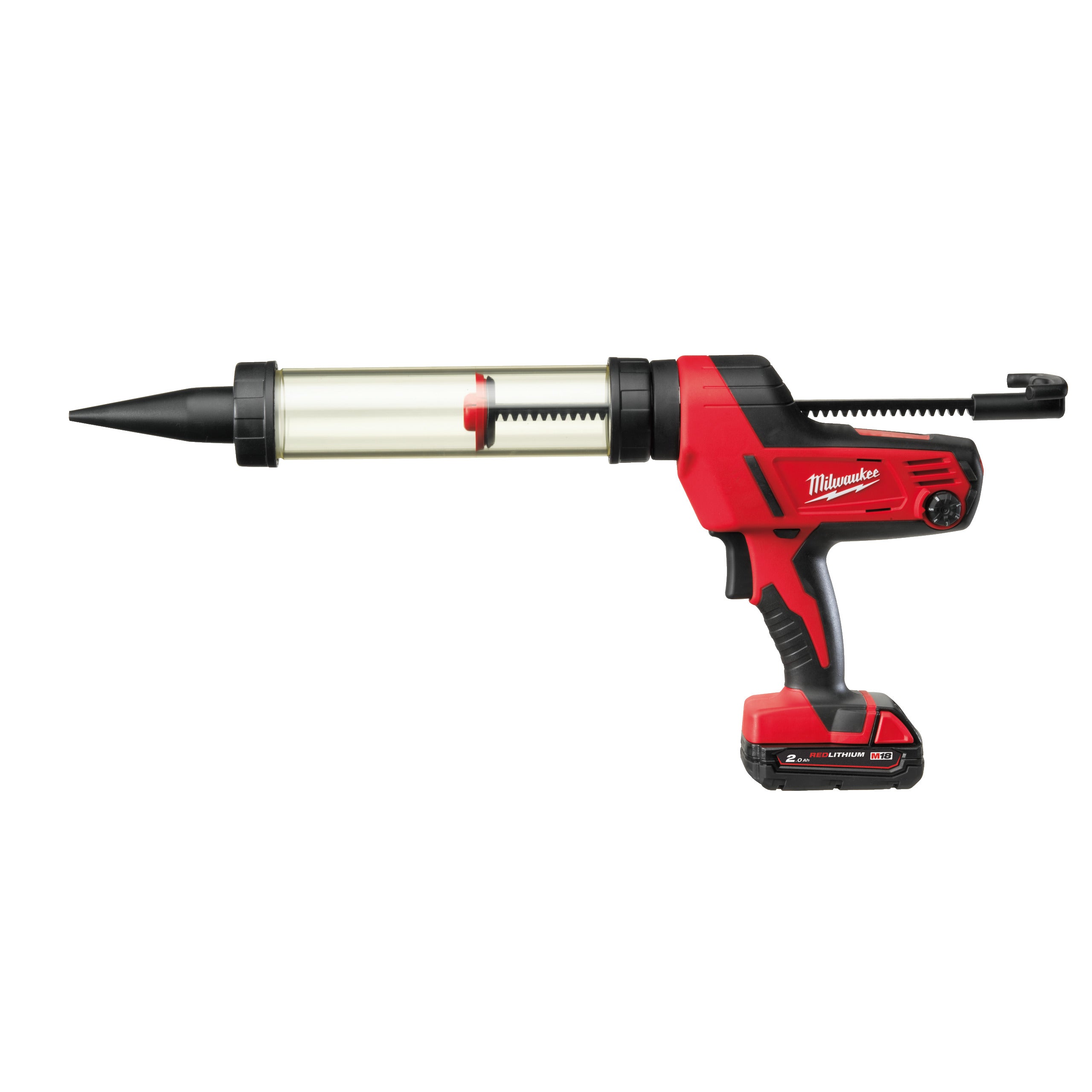 Milwaukee Pistola para químicos M18™, 4500N, tubo transparente 400ml C18PCG/400T-201B