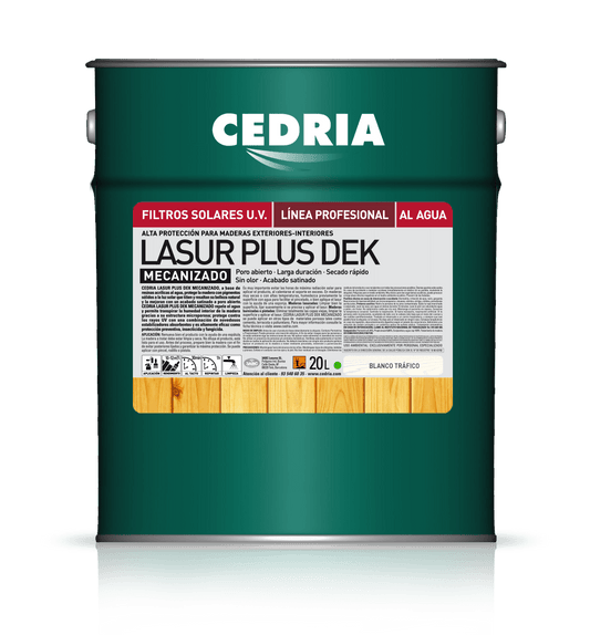 Cedria Lasur Plus Dek Satin Machined